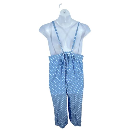 Torrid Blue Polka Dot Wide-Leg Jumpsuit Size 1X – Chic & Flowy - Picture 9 of 15